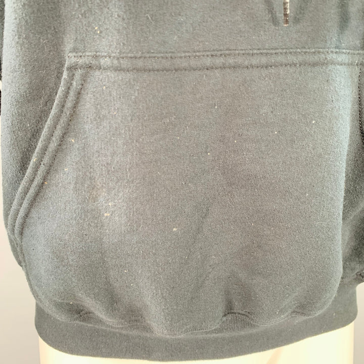 OPENING CEREMONY x YOKO ONO Size M Black White Print Cotton Blend Hooded Sweatshirt