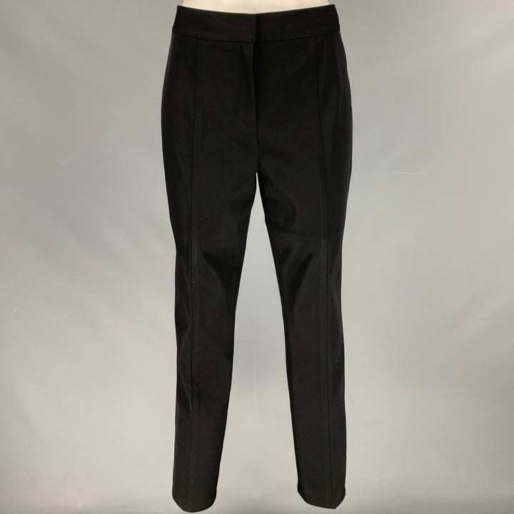 ALEXANDER WANG Size 6 Black Triacetate Blend Fitted Casual Pants