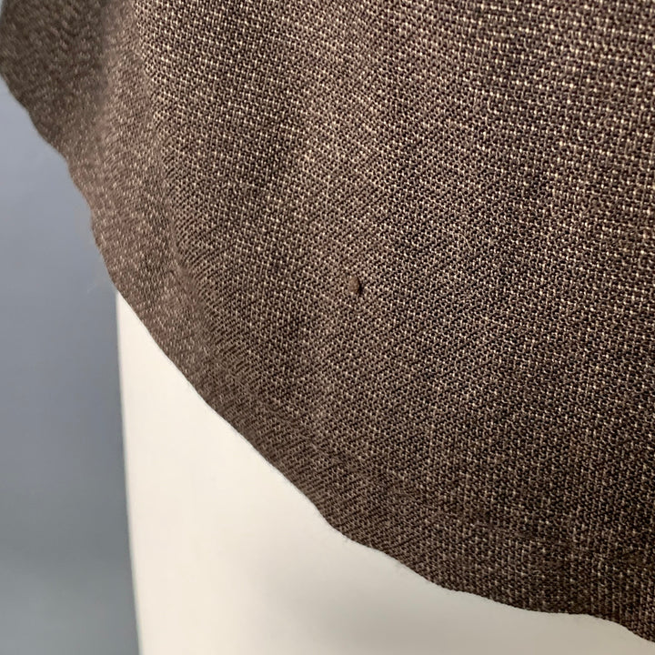 VISVIM Size M Peyton Swing Brown Wool Linen Zip Up Jacket