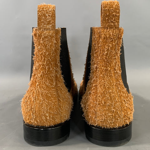 LOEWE Size 9 Camel Leather Chelsea Boots