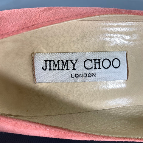 JIMMY CHOO Size 9 Pink Suede J000141547395 Suede Pumps