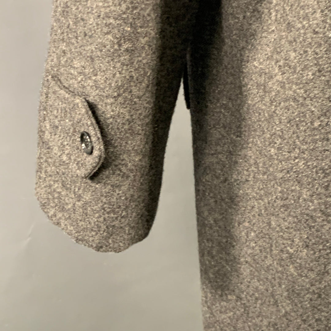 DOLCE & GABBANA Size 38 Grey Black Reversible Buttoned Coat