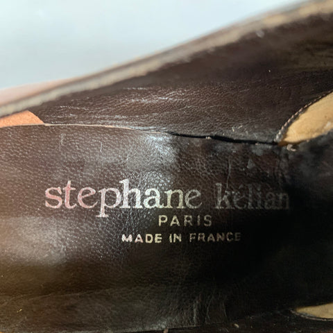 STEPHANE KELIAN Size 6.5 Brown 270053 Spectator Pumps