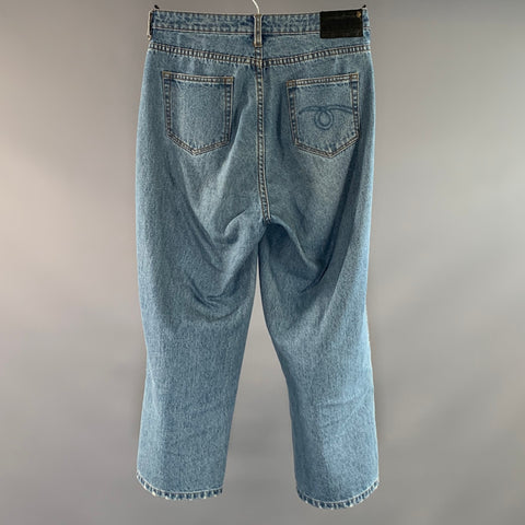 R13 Size 27 Blue R13WM0086 Cotton Blend Relaxed Jeans