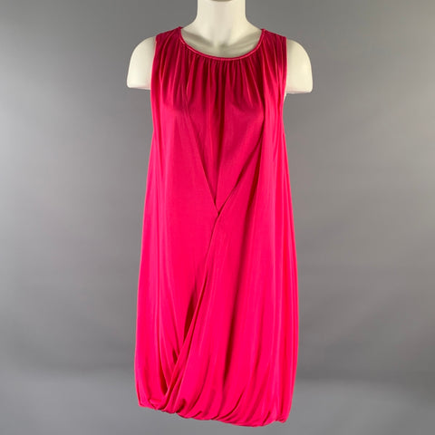 ALICE + OLIVIA Size M Pink Viscose  Silk Sleeveless Dress