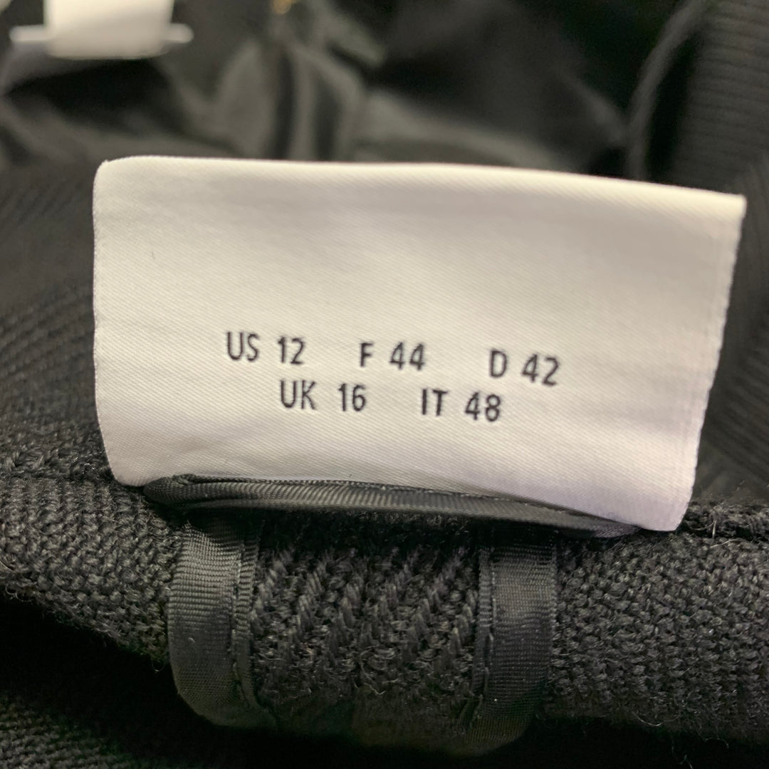 AKRIS Size 12 Gold Polyester Blend Metallic Trench Coat