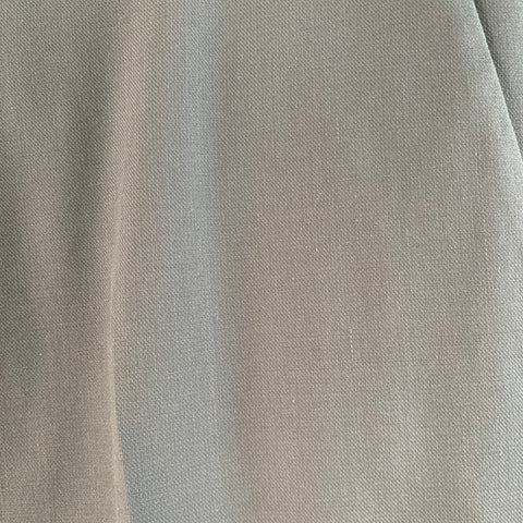 LOUIS VUITTON Size 36 Grey Twill Cotton Flat Front Tapered Dress Pants