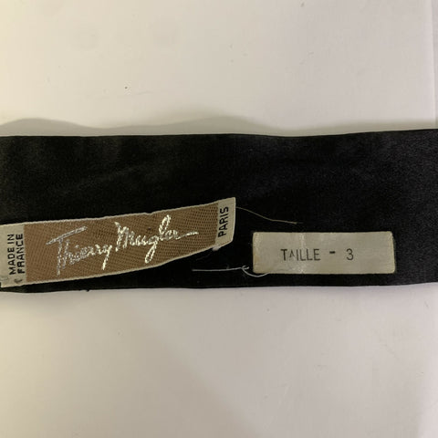 THIERRY MUGLER Black Silk Bow Tie