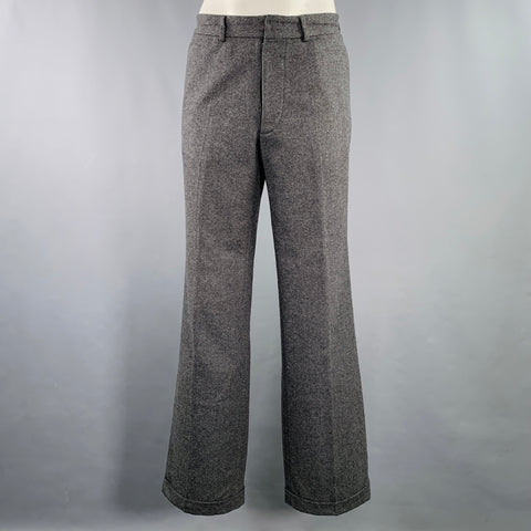 MAISON MARTIN MARGIELA Size 34 Grey Heather Wool Cashmere Dress Pants