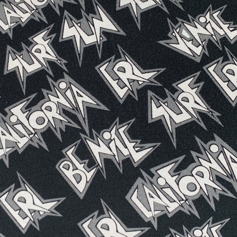 ERL Size XL Black White Graphic Cotton Crew Neck Pullover