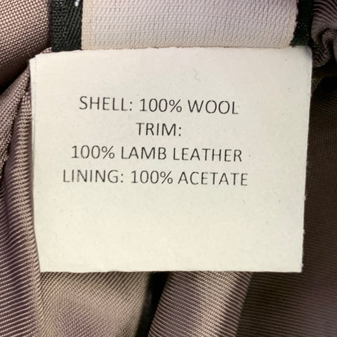 GOLDEN BEAR Size M Tan Wool Zip Up Jacket