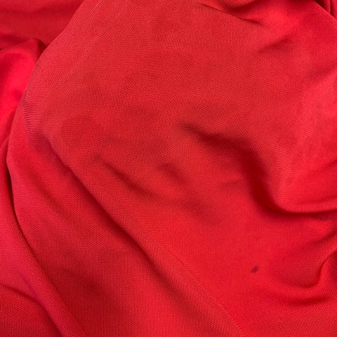 VIVIENNE WESTWOOD Robe longue froncée à manches longues en viscose rouge Taille XS