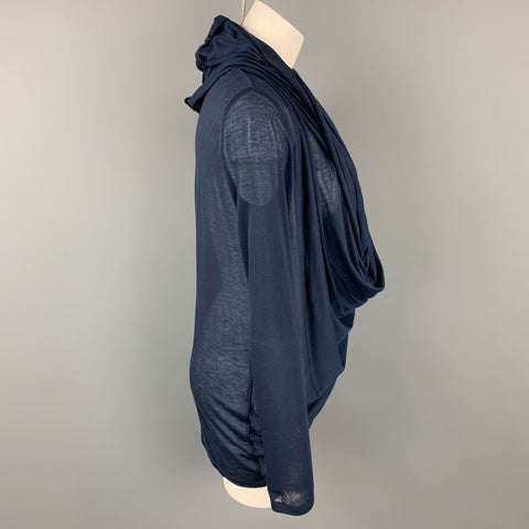 ALICE + OLIVIA Cárdigan cruzado de Lyocell de punto azul marino talla S base