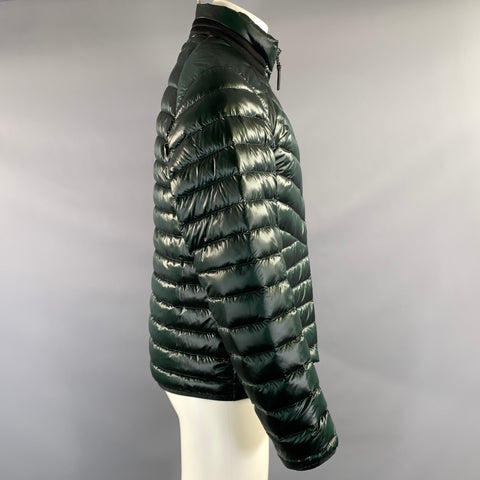 BOGNER Size 38 Green Quilted Polyamide Zip Up Jacket