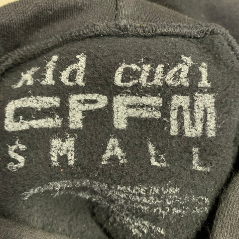 KID CUDI Size S Limited Edition Black Multi Color Cotton Hoodie Sweatshirt