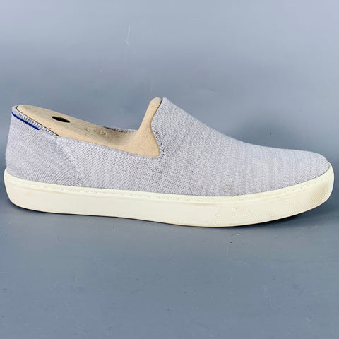 ROTHY'S Size 13 Grey Wool Blend Slip On Sneakers