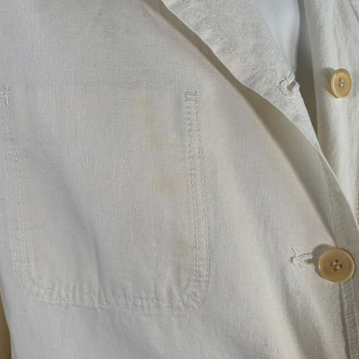 COMME des GARCONS HOMME PLUS SS04 Size L Cream Black Chore Jacket