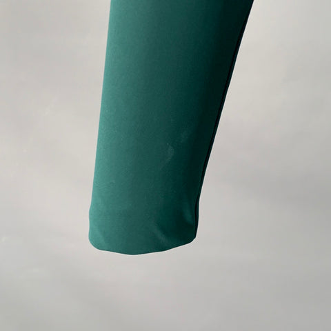 Robe midi moulante épaules dénudées Kaliska CHIARA BONI en velours mélangé polyamide vert, taille 2