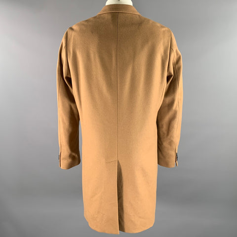 PS by PAUL SMITH Size XL Camel Wool Blend Notch Lapel Coat
