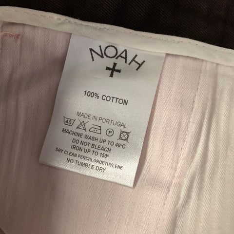 NOAH Size 30 Pink Brown Color Block Cotton Straight leg Casual Pants