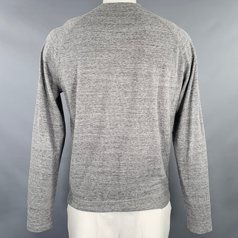 DSQUARED2 Size L Grey Red Logo Sweatshirt