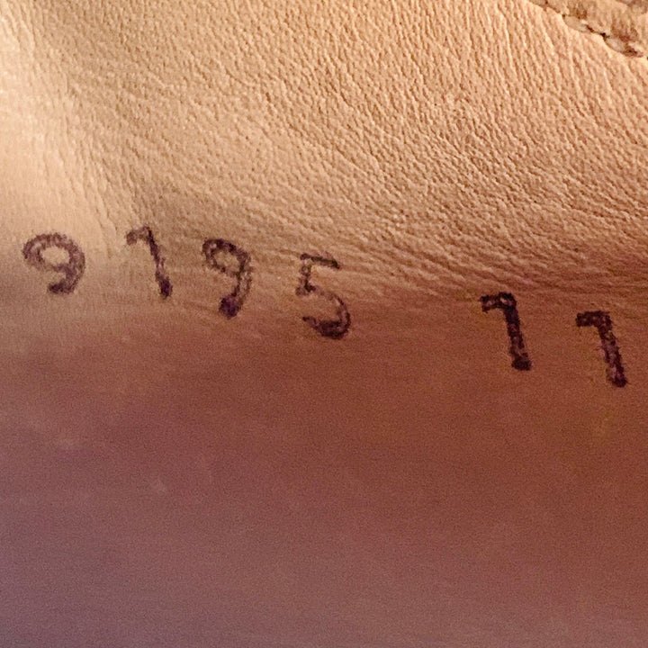 CALZOLERIA HARRIS Size 12 Brown Antique Leather Monk Strap Loafers