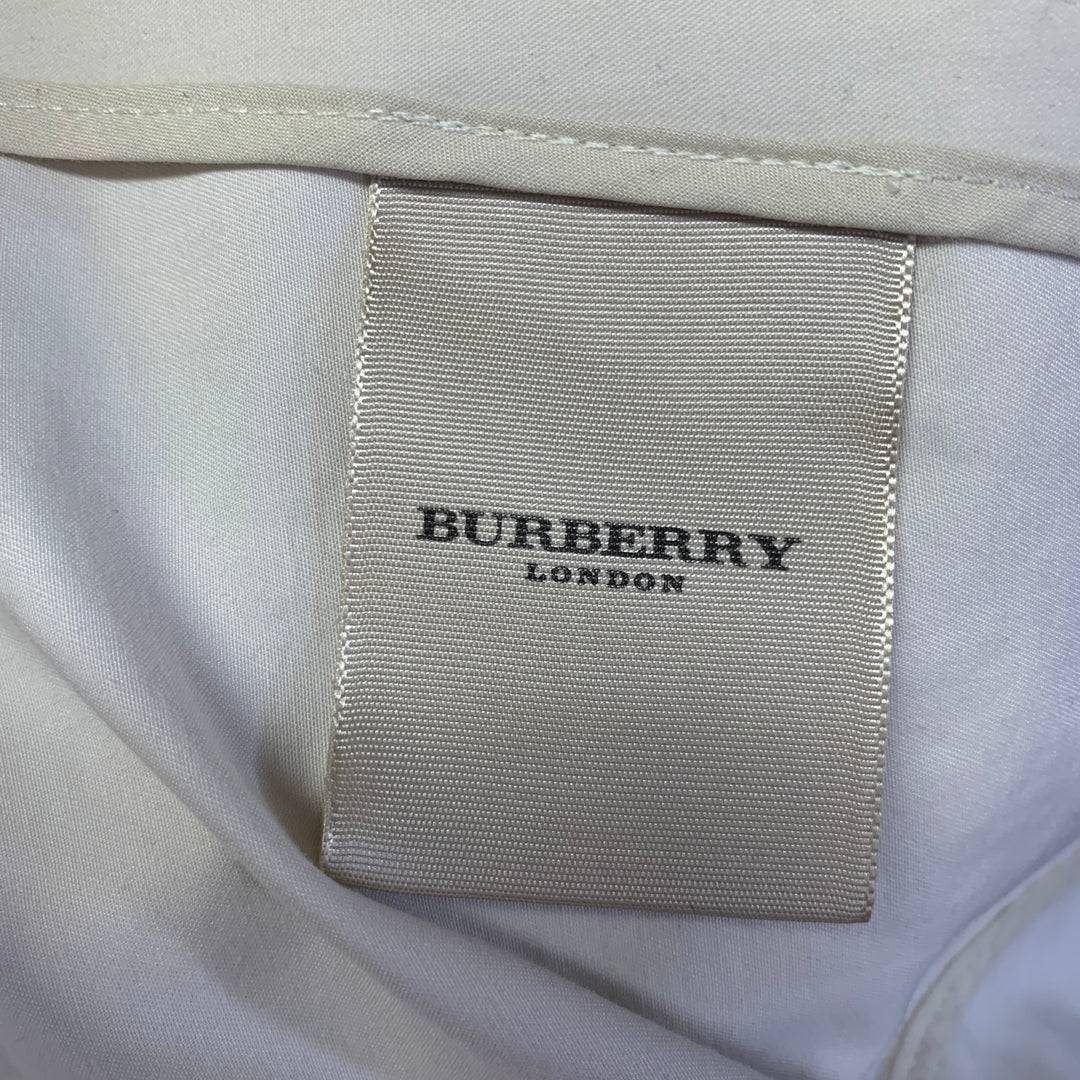BURBERRY LONDON Size 42 Beige Cotton Raglan Coat