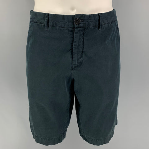 PRADA Size 38 Navy Cotton Zip Fly Shorts