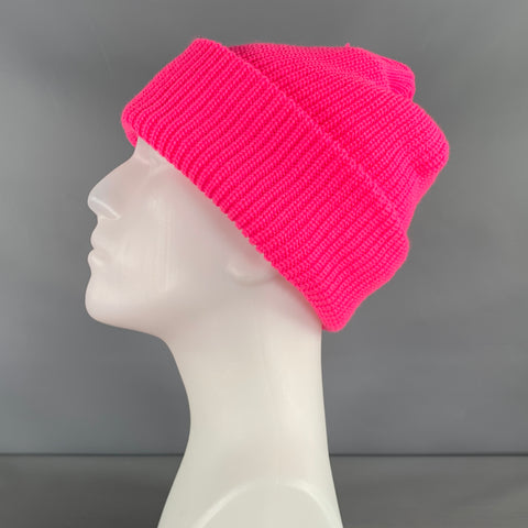 MARCUS ADLER Size One Size Pink Fuchsia Knitted Acrylic Hats