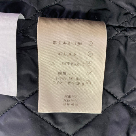 BURBERRY LONDON Size 42 Grey Polyamide Blend Zip Buttons Coat