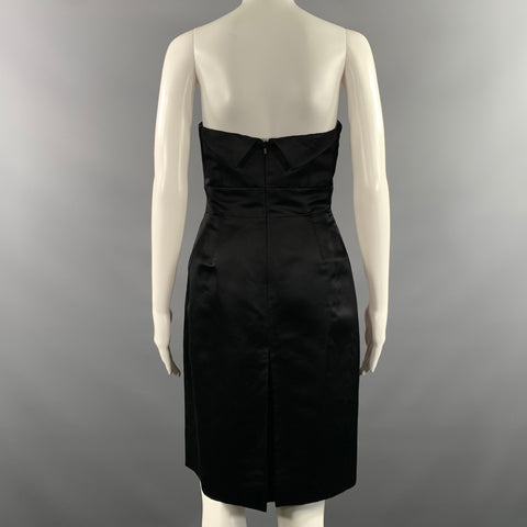 MARC by MARC JACOBS Size 4 Black Silk Knee Length Cocktail Dress – Sui Generis Designer Consignment