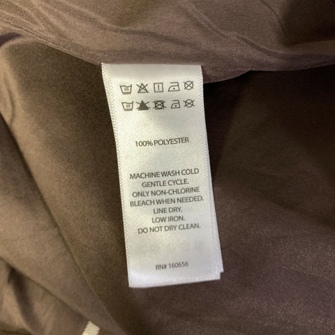 HOUSE OF HARLOW 1960 Size XS Brown Tan Polyester Gingham Trench Coat