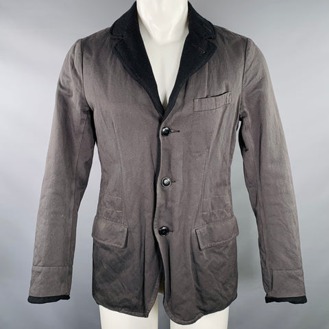 Veste SAGE DE CRET taille M noire et grise réversible en mélange de nylon