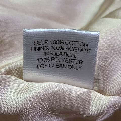 LANDLORD Size L Mustard Yellow Corduroy Cotton Shawl Collar Oversized Zip Up Jacket
