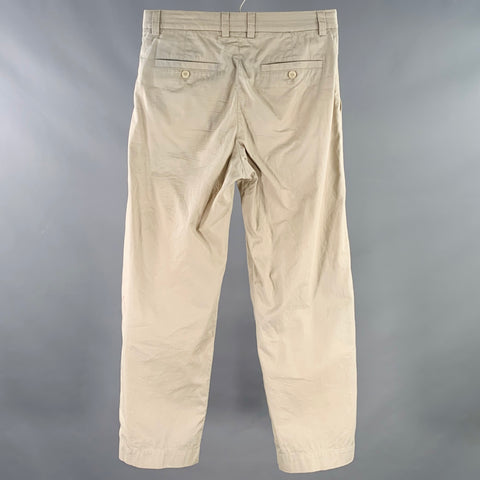 WOOD WOOD Size 30 Aaren Cream Cotton Pleated Casual Pants