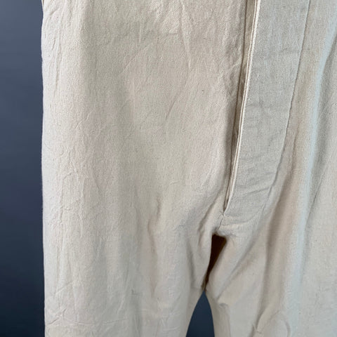 YOHJI YAMAMOTO Size L Beige Cotton Notch Lapel Suit