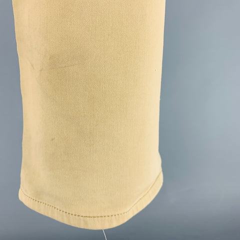 POLO de RALPH LAUREN Talla 38 Pantalón casual de mezcla de algodón beige con 5 bolsillos