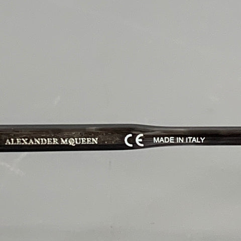 ALEXANDER MCQUEEN Grey Marbled Acetate Sunglasses Eyewear