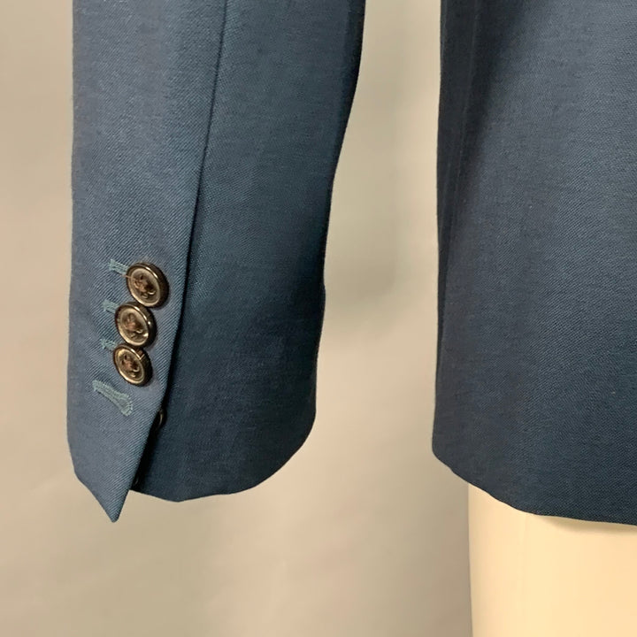 MARC JACOBS Size 38 Navy Wool Notch Lapel Sport Coat