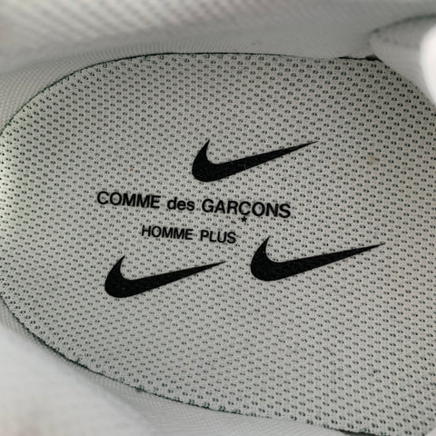 COMME des GARCONS HOMME PLUS Size 11 White Nylon Lace-Up Sneakers