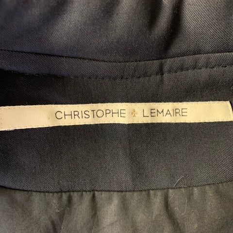 LEMAIRE Chest Size XL Navy Shawl Jacket