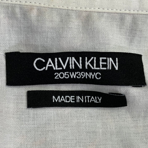 CALVIN KLEIN COLLECTION Size S Multi Color Patchwork Bandana Cotton Long Sleeve Shirt
