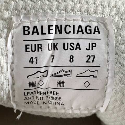 BALENCIAGA Size 8 3XL Extreme Lace Grey Brown Polyester Distressed Sneakers