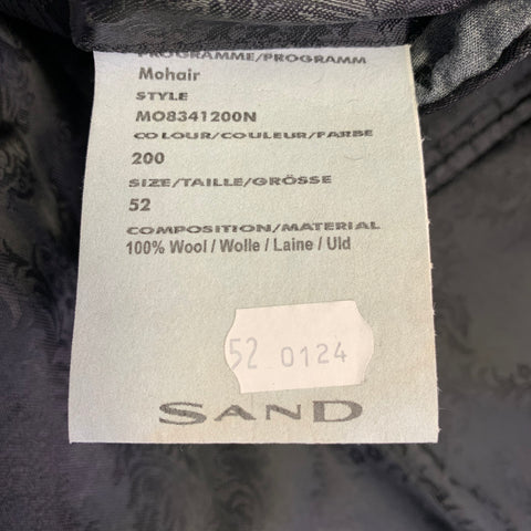 Costume en serge de laine SAND, taille 42, noir, revers crantés