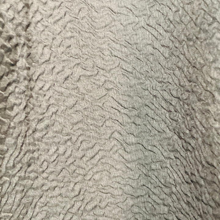 RICK OWENS SS18 DIRT Black Mixed Fabrics Patchwork Organza Snaps Cape