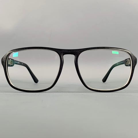 MYKITA MYLON Black Rectangular Acetate Readers