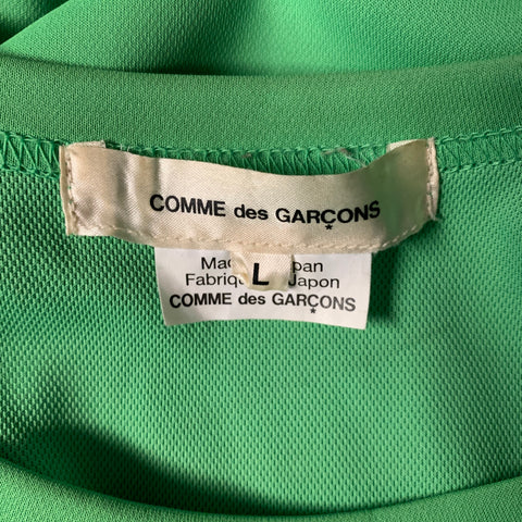 COMME des GARCONS 2023 Size L Green Polyester Crew Neck Tank Top