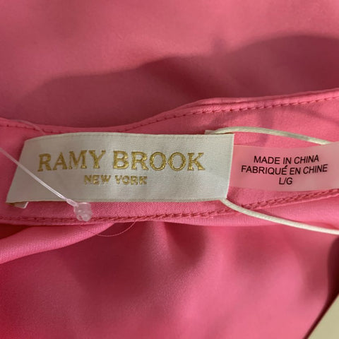 RAMY BROOK Size L Pink Neon Polyester A0622102 Tube top Casual Top