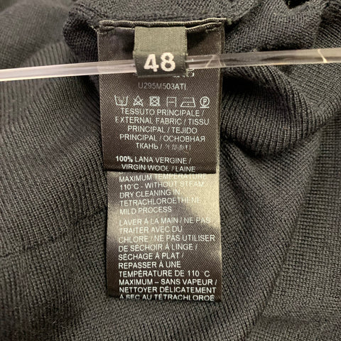 ERMANNO SCERVINO Size S Black Virgin Wool Turtleneck Pullover