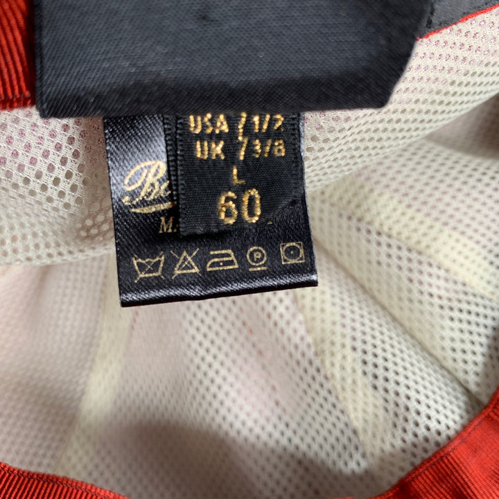 BORSALINO Size L Red Linen Hats